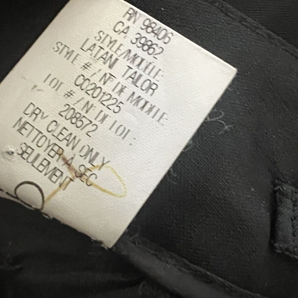 Theory Women’s Pants Wool‎ Small Trousers Career mid rise - Picture 5 of 5